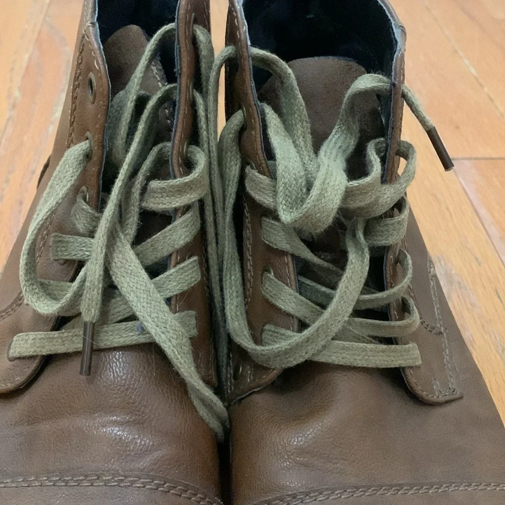 Men’s Sonoma Brown‎ Lace Up Boots Size 10 EUC